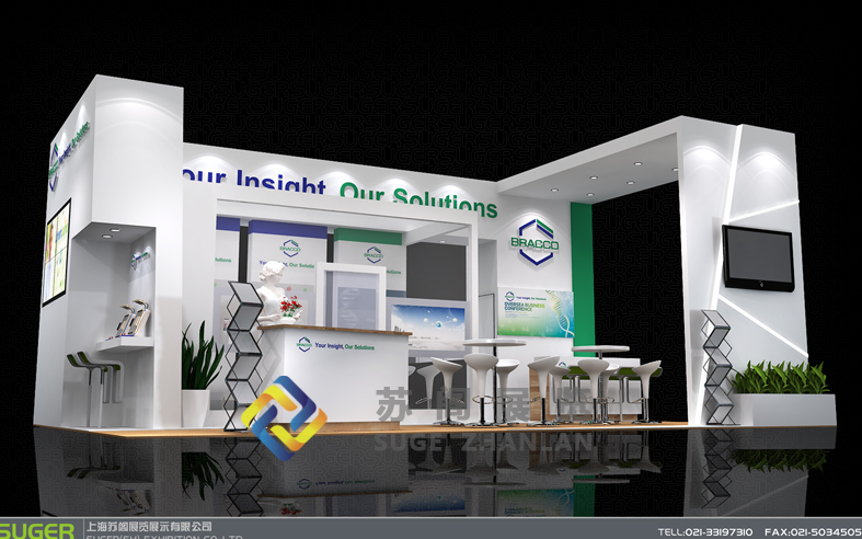 醫(yī)藥展—博萊科藥業(yè)展臺設計